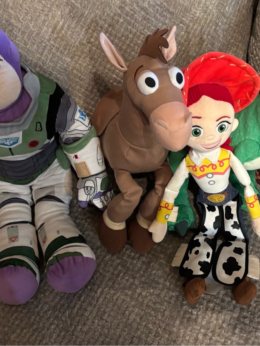 Disney Toy Story Plush Lot Buzz Lightyear Jessie Rex Bullseye 4pc